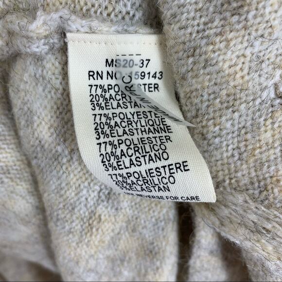 FRNCH Cardigan Duster Beige Small Medium Long Sleeve NWT - Picture 6 of 12